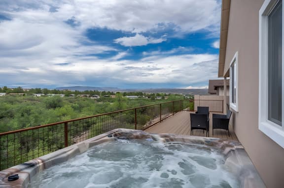 Stunning Views + Hot Tub + Location! 2 bed/2 bath